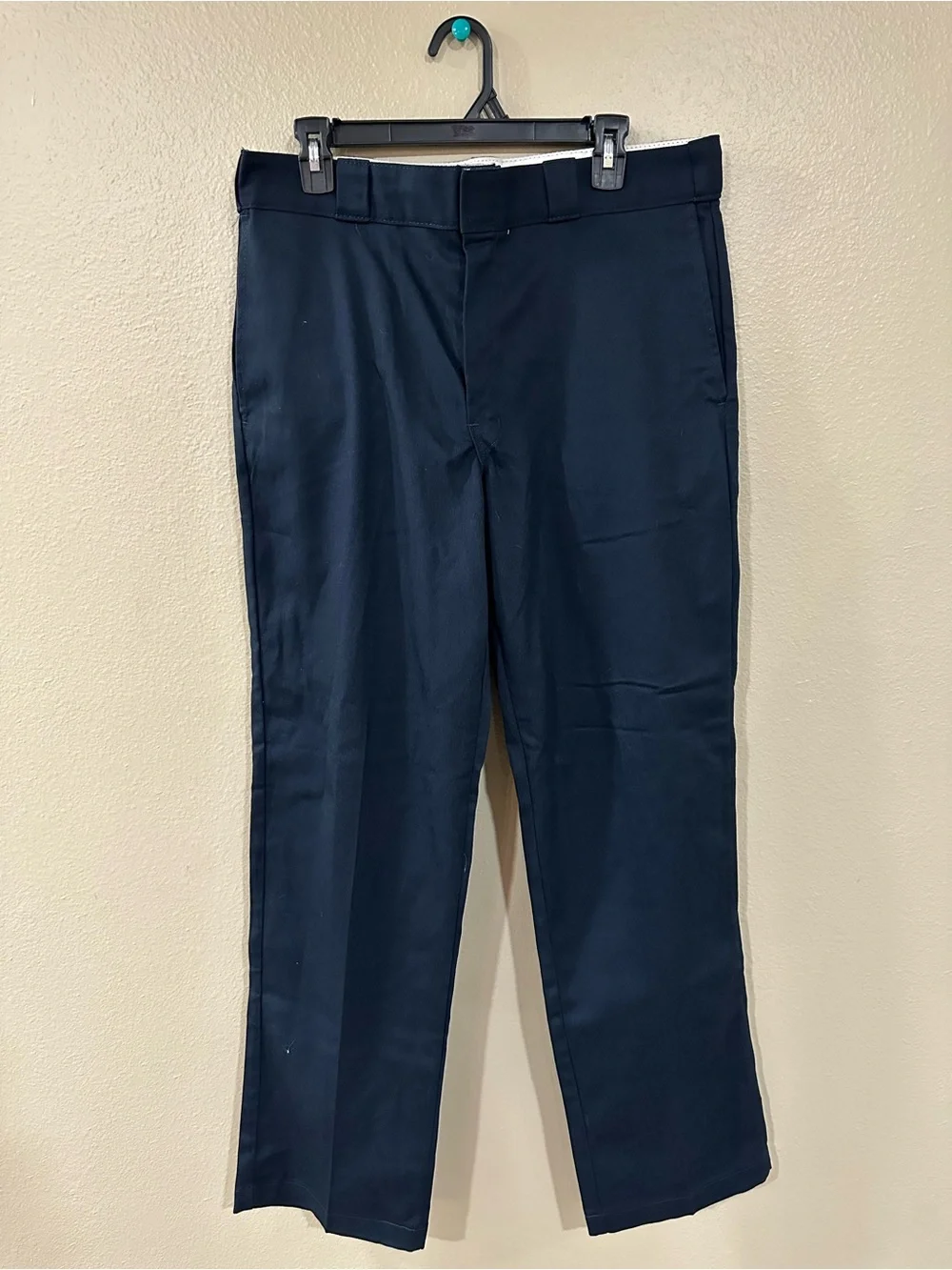 Dickies Men's Navy Straight-Leg Dress Pants 34x32